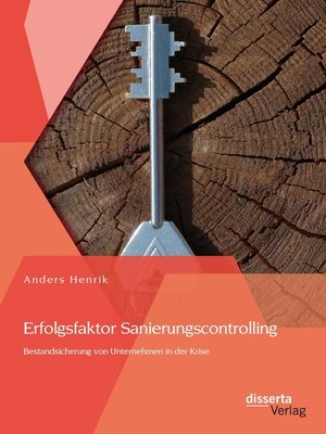 cover image of Erfolgsfaktor Sanierungscontrolling
